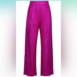 Pink sequin pants